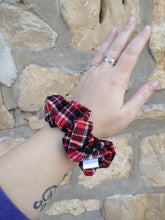 Load image into Gallery viewer, Holiday Plaid Scrunchie