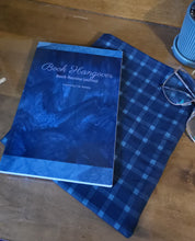 Load image into Gallery viewer, Navy Plaid Booksleeve
