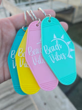 Load image into Gallery viewer, Beach Vibes Motel Key Chain
