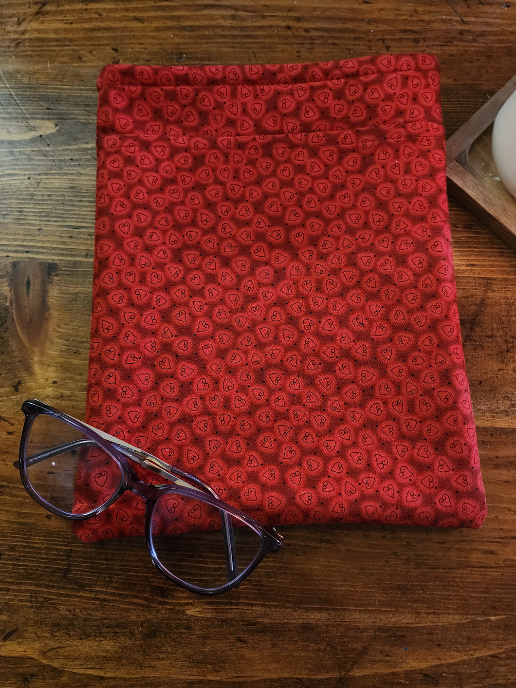 Hearts Book Sleeve