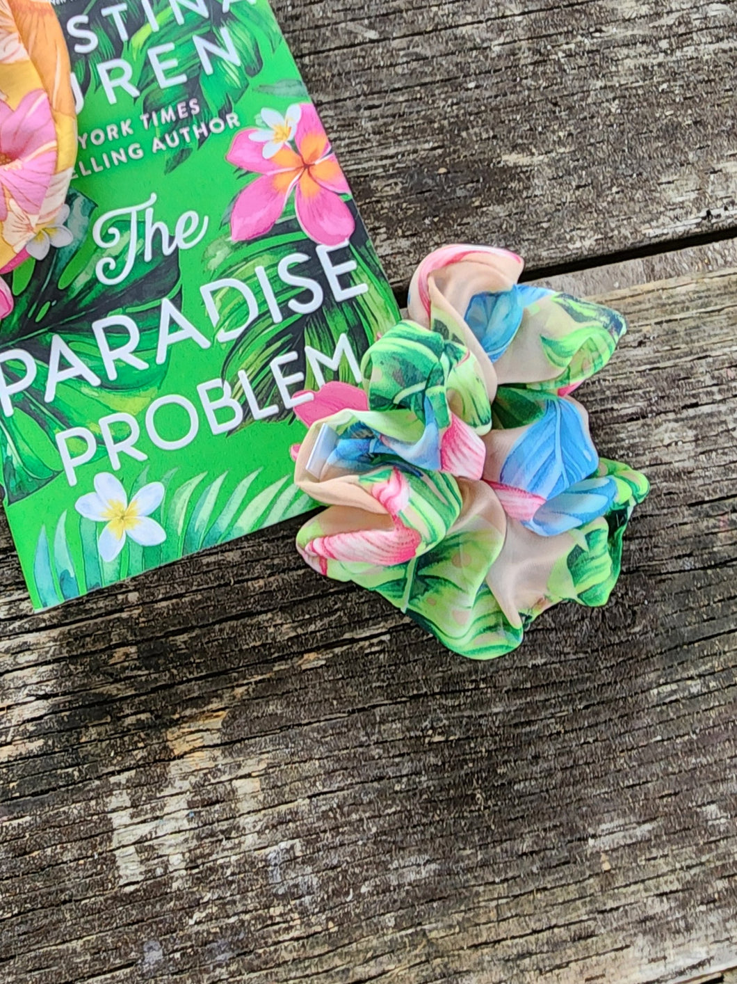 Orange & Pink Paradise Scrunchie