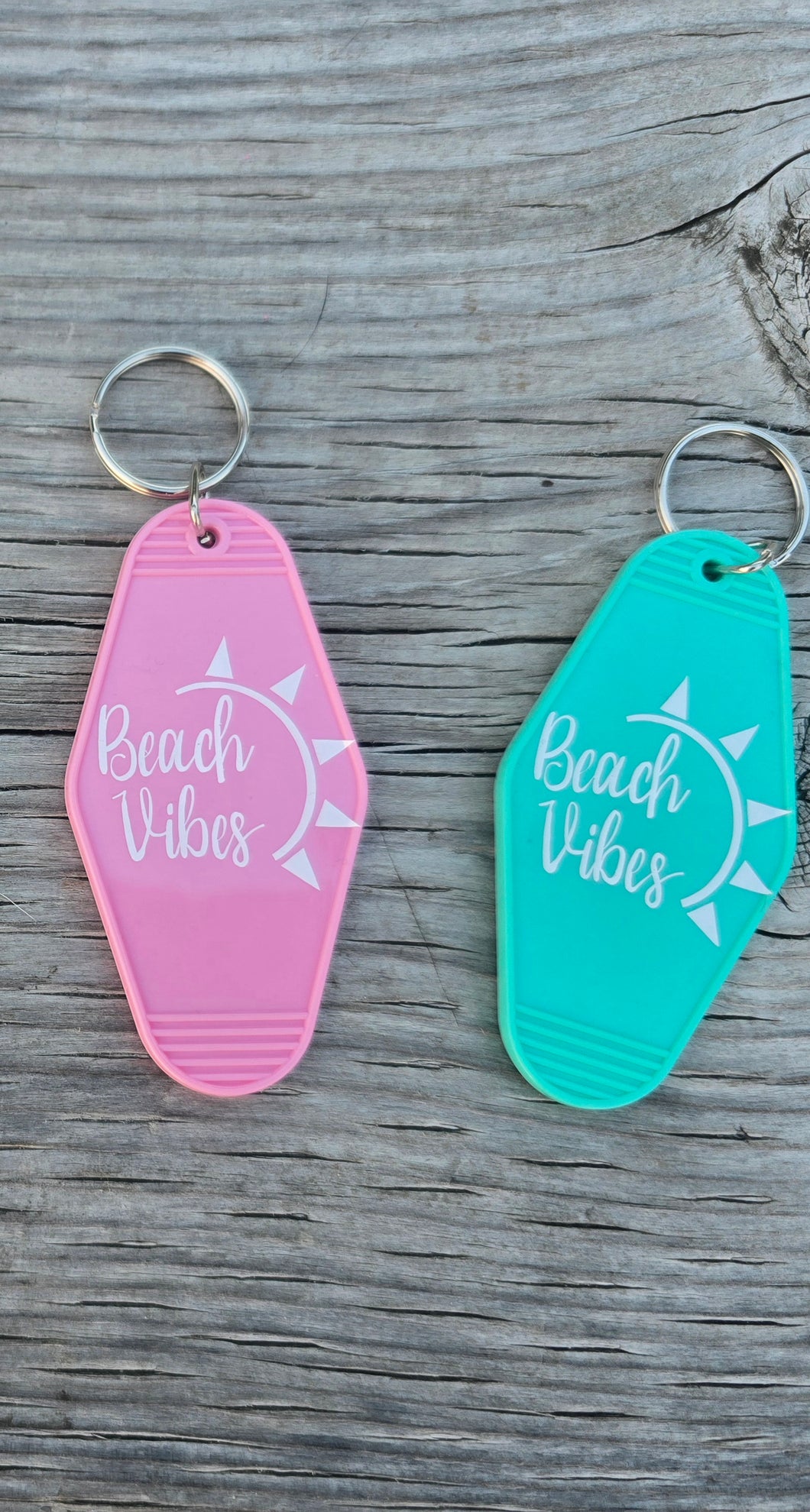Beach Vibes Motel Key Chain
