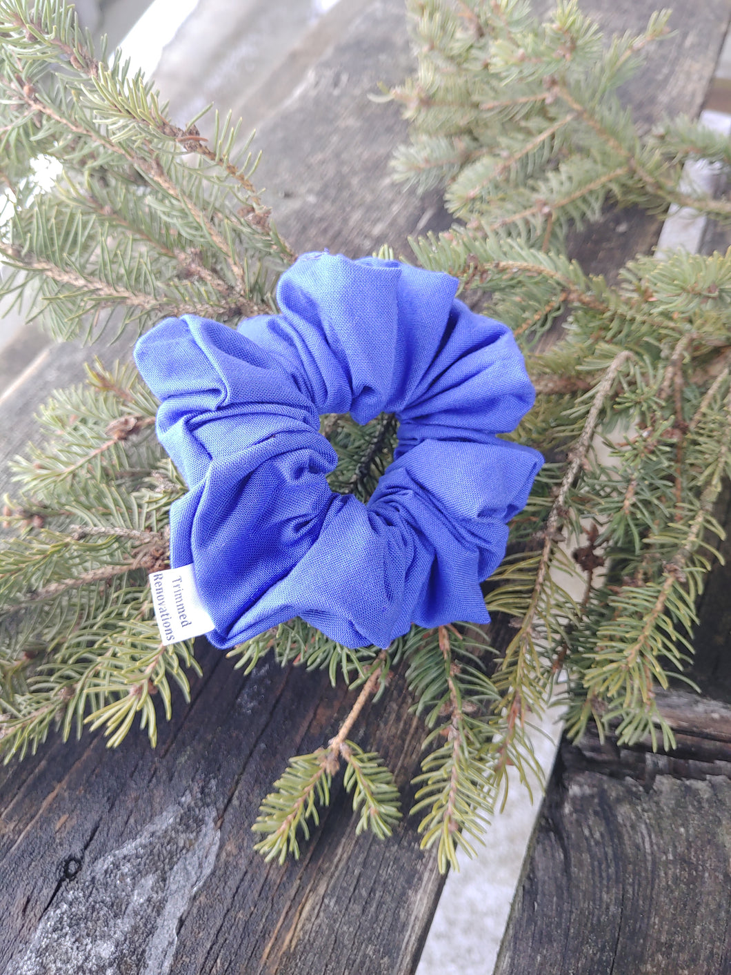 Periwinkle scrunchie