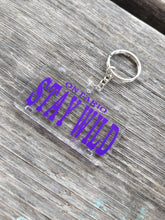 Load image into Gallery viewer, Stay Wild License Plate Key Chain
