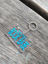 Load image into Gallery viewer, Book Babe License Plate Key chain
