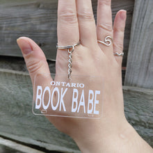 Load image into Gallery viewer, Book Babe License Plate Key chain
